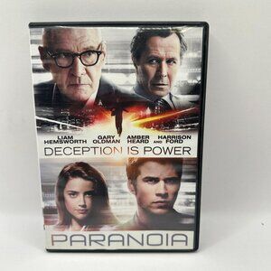 Paranoia DVD Movie Rated PG-13 20th Century Fox Widescreen Liam Hemsworth